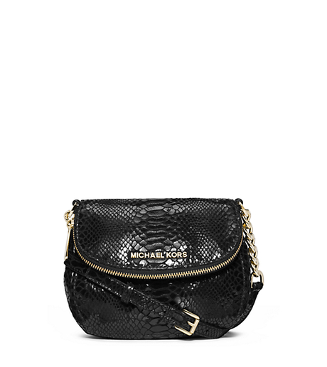 Bedford Python Pattern-Embossed Patent-Leather
Crossbody -  - 32S4GBFC2G