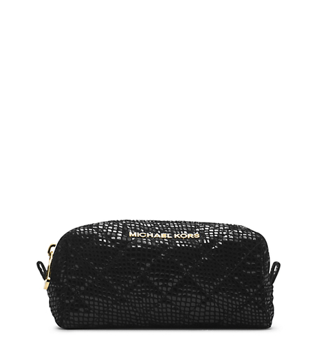 Susannah Snake Pattern-Embossed Patent-Leather Pouch -  - 32H4GAHM1G