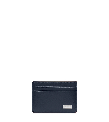 Leather Card Case - NAVY - 39S5LMND1L
