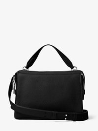 Ingrid Medium Leather Shoulder Bag - BLACK - 30T6SIGL2L