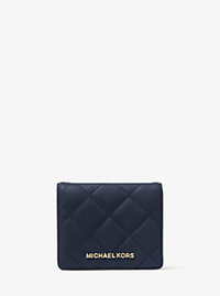 Jet Set Travel Quilted-Leather Card Holder - NAVY - 32T6GTVF2L