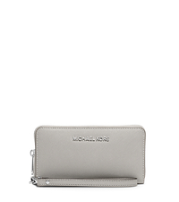 Jet Set Travel Phone Wristlet for iPhone and Samsung - PEARL GREY - 32T4STVE3L
