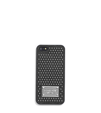 Micro-Stud Saffiano Smartphone Case - BLACK - 32F4SELL1K