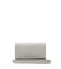 Saffiano Leather Phone Wristlet - ONE COLOR - 32F4SELL2L