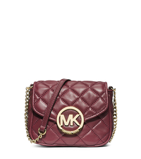 Fulton Quilted-Leather Crossbody - CLARET - 32H3GFQC1L