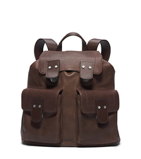 Wilder Vintage Leather Backpack - BROWN - 33F4SIRB3L