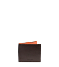 Jet Set Men's Two-Tone Leather Billfold - ONE COLOR - 39F4MMNF1T