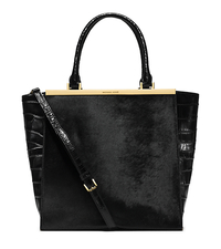 Lana Hair Calf and Embossed-Leather Tote - ONE COLOR - 30H4GKYT7H