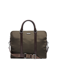Windsor Slim Nylon Briefcase - ARMY - 33S5SWDA6C
