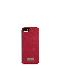 Saffiano Leather Phone Case for iPhone 5 - WINE - 39S5LELL1L