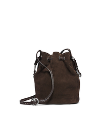 Julie Drawstring Suede Small Crossbody - ONE COLOR - 31F4TJUX1S