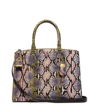 Casey Large Hand-Painted Python Satchel - ONE COLOR - 31H4GCYS3V