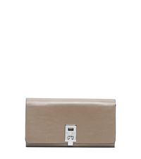Miranda Leather Continental Wallet - DARK TAUPE - 37S5PMDE2L