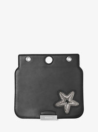 Sloan Select Mix and Match Medium AppliquÃ© Leather Flap - BLACK - 30H6SZ1L8T
