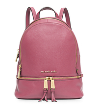 Rhea Small Leather Backpack - TULIP - 30S5GEZB1L