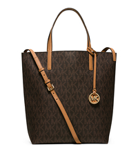 Hayley Large Convertible Tote - BROWN/PEANUT - 30H5GH3T3V