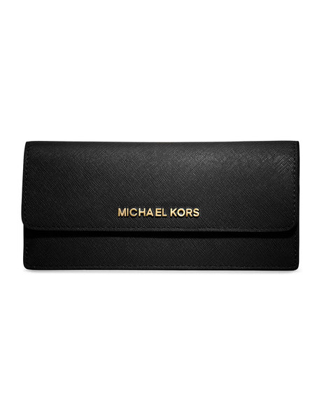 Michael Kors Textured Leather TRAVEL CONTINENTAL Wallet women  Glamood  Outlet
