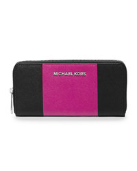 michael kors deep pink wallet
